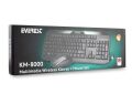 EVEREST KM-8000 Kablosuz Q Multimedya Siyah Klavye,Mouse Set