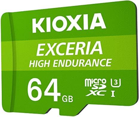 KIOXIA LMHE1G064GG2 FLA 64GB EXCERIA HIGH ENDURANCE microSD C10 U3 V30 A1