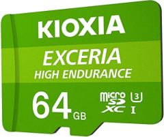 KIOXIA LMHE1G064GG2 FLA 64GB EXCERIA HIGH ENDURANCE microSD C10 U3 V30 A1