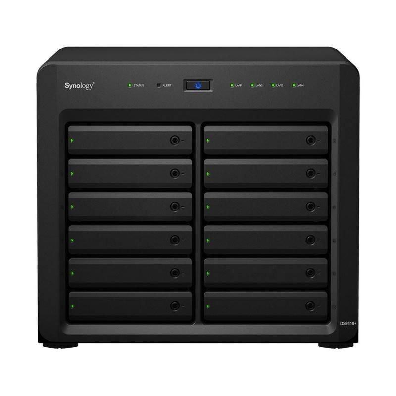 SYNOLOGY DS2419PLUSII NAS SERVER 12 AD 3,5''DISK DESTEKLI STORAGE
