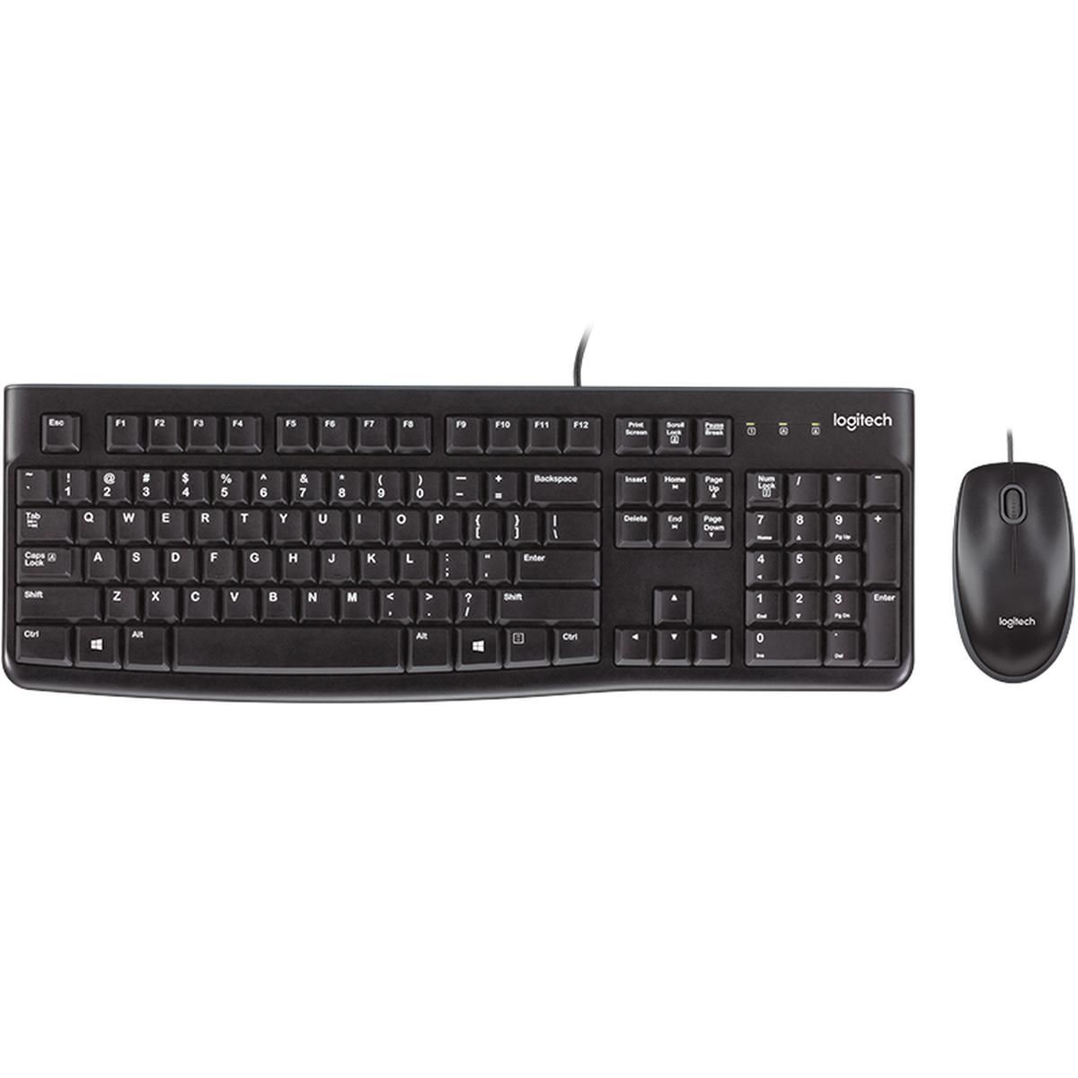 LOGITECH 920-002560 MK120 Kablolu Q TR Siyah Klavye Mouse Set