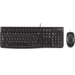 LOGITECH 920-002560 MK120 Kablolu Q TR Siyah Klavye Mouse Set