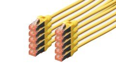 Digitus Zırhlı Patch Kablo Cat6 Sarı (1m)