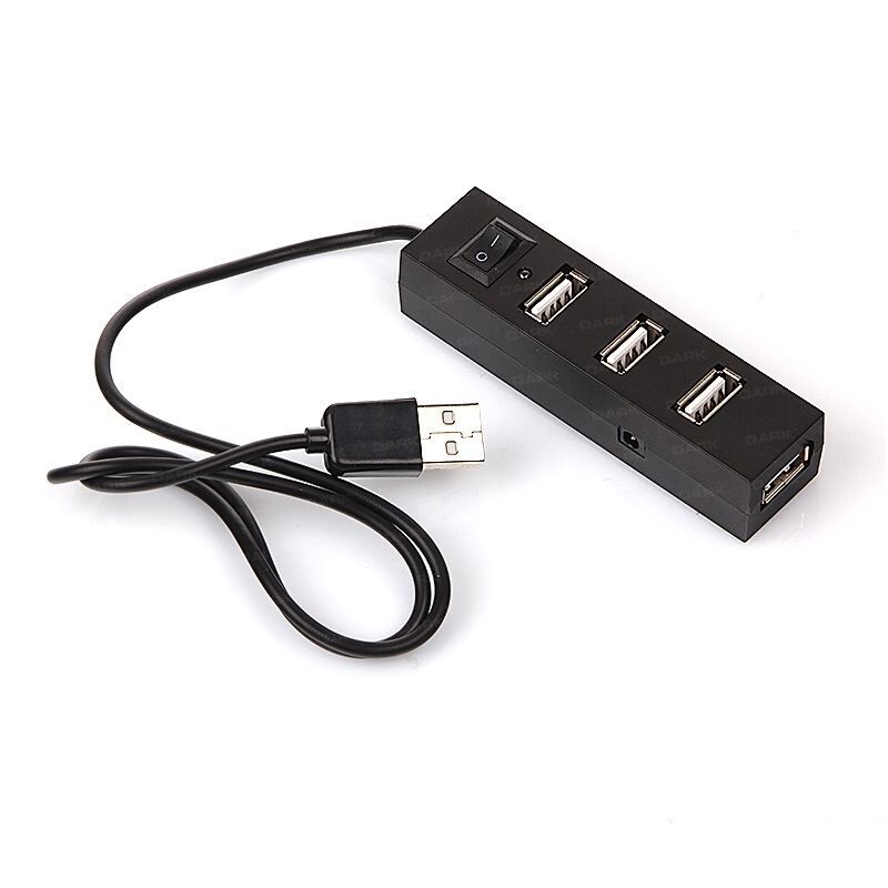 DARK DK-AC-USB241 USB2.0 Hub 4 Port Açma/Kapama Butonlu Çoklayıcı