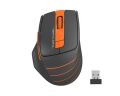 A4 TECH FG30-TURUNCU FG30 Kablosuz Optik Nano 2000DPI Siyah Turuncu Mouse