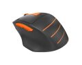 A4 TECH FG30-TURUNCU FG30 Kablosuz Optik Nano 2000DPI Siyah Turuncu Mouse