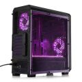 DARK Powersız Pencereli 3x12cm 18x RGB LED Fan ATX Gaming Kasa