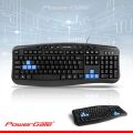 POWERGATE Kablolu USB Q Multimedya Siyah Klavye PG-KB-X5