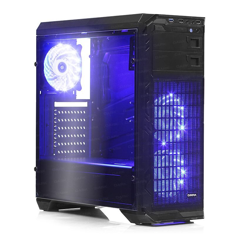 DARK 400W 80+ Powerlı Pencereli 12cm LED Fan ATX Kasa DKCHN5P480BR