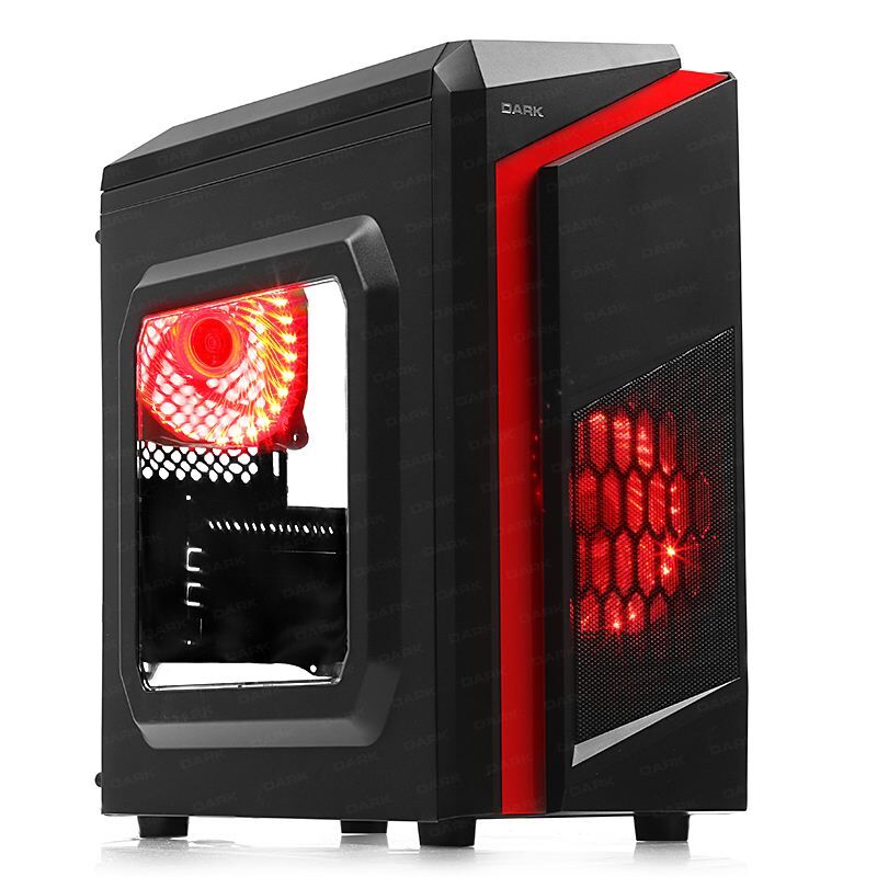 DARK 500W 80+ F40 Pencereli USB3.0 2x12cm Fanlı Gaming Kasa