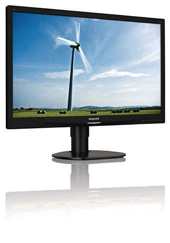 24''1920x1080,5ms,60Hz,VGA-DVI,Pivot,Geniş Siyah Led Monitör