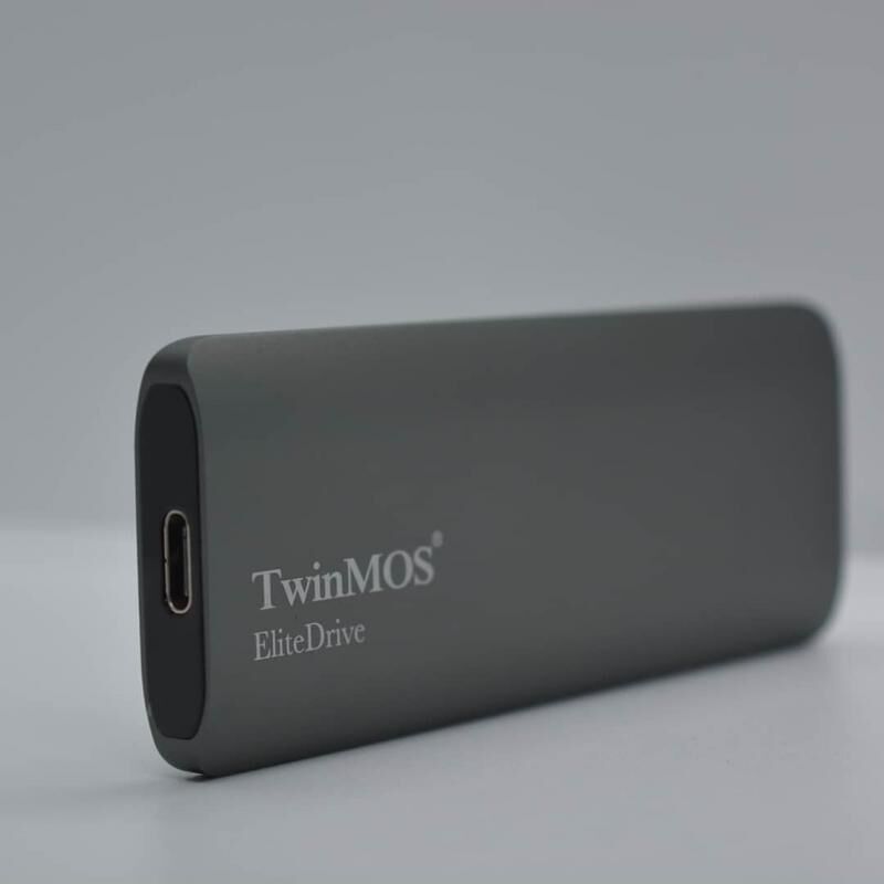 TWINMOS PSSDFGBMED32 TwinMOS 512GB External SSD USB 3.2/Type-C (Dark Grey)