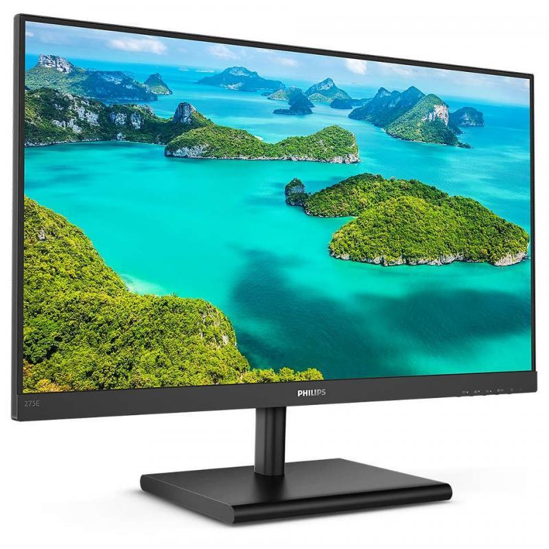 PHILIPS 275E1S-00 27'' 2560X1440 4MS 75HZ VGA HDMI SİYAH VA LCD MONİTÖR