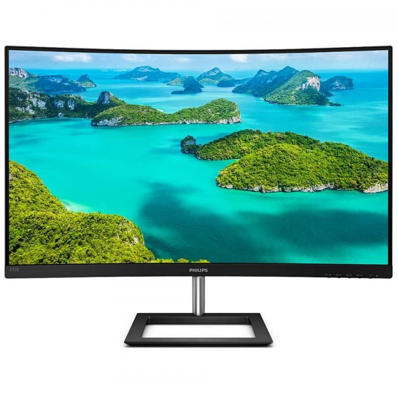 PHILIPS 272E1CA-01 27'' 1920X1080 4Ms 75Hz VGA DP HDMI Siyah Kavisli VA LCD Monitör
