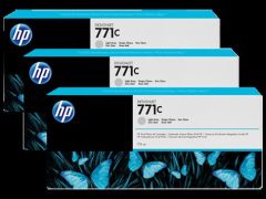 HP B6Y38A No 771 775ml 3'lü Paket Açık Gri Kartuş