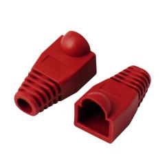 QPORT RJ45 KONNEKTÖR KILIFI - PLUG BOOT 50'Lİ PAKET KIRMIZI - CAT5-CAT6 - CAT7 Q-P5K