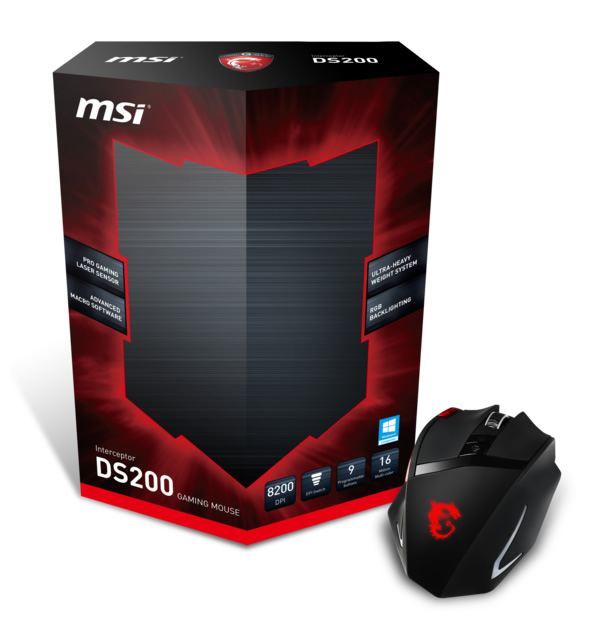 MSI Kablolu Interceptor 16400DPI Gaming Mouse