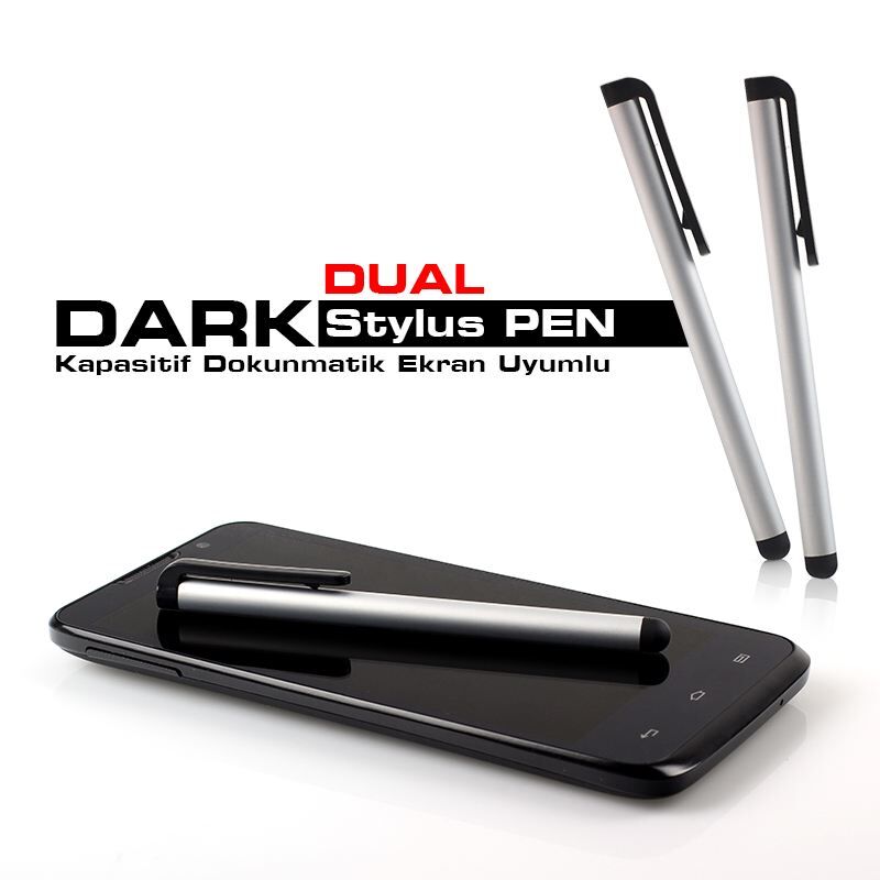 DARK 2 Adet Kapasitif dokunmatik kalem Seti DK-AC-IPPEN02