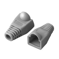 QPORT RJ45 KONNEKTÖR KILIFI - PLUG BOOT 50'Lİ PAKET GRİ - CAT5 - CAT6 - CAT7 Q-P5G