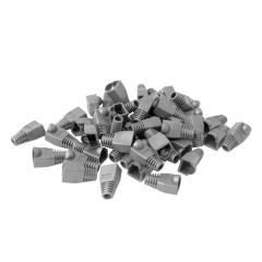 QPORT RJ45 KONNEKTÖR KILIFI - PLUG BOOT 50'Lİ PAKET GRİ - CAT5 - CAT6 - CAT7 Q-P5G