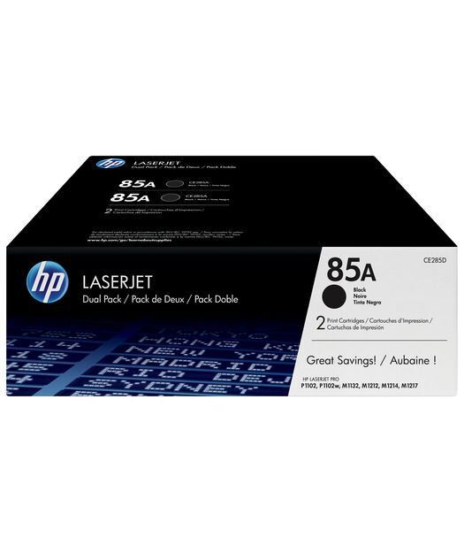 HP No 85A 2'li Paket Siyah 1600 Sayfa Lazer Toner CE285AF
