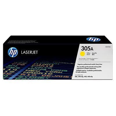 HP CE412A No 305A Sarı 2600 Sayfa Lazer Toner