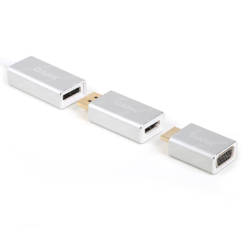 DARK DK-AC-U31X6 USB3.1 Type C - DP HDMI VGA 6x Çevirici