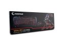 RAMPAGE USB Makrolu LED'li Gaming Q Multimedya Siyah Klavye,Mouse Set KM-R1