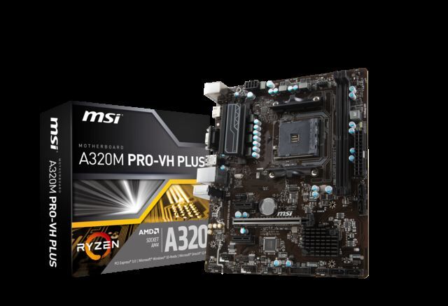 MSI AMD A320 AM4 DDR4 3200MHz HDMI/VGA Anakart