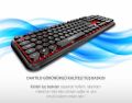 EVEREST Kablosuz Q Multimedya Siyah,Kırmızı Klavye,Mouse Set KM-6282-SK
