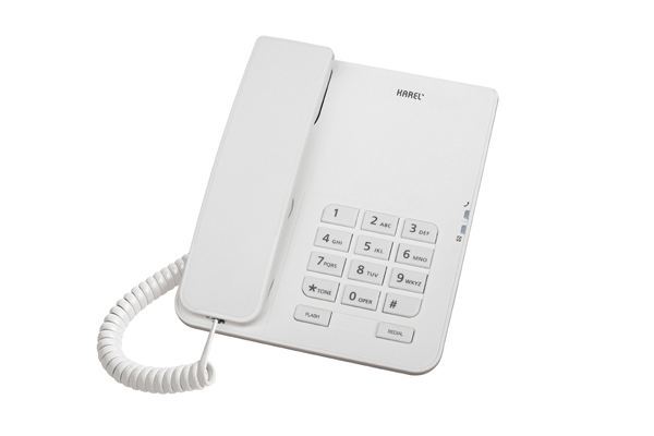 KAREL Kablolu Masaüstü Beyaz Telefon TM-140-BEYAZ