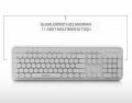 EVEREST KM-6282-B Kablosuz Q Multimedya Beyaz Klavye,Mouse Set