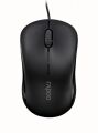 RAPOO Kablolu Optik Siyah Mouse