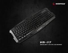 RAMPAGE USB Işıklandırmalı Q Siyah Gaming Klavye KB-R7