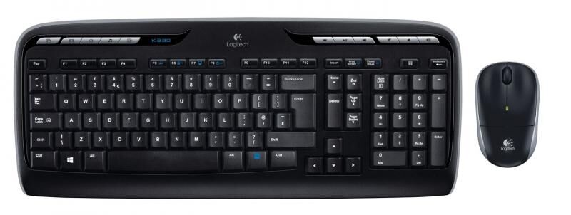 Logitech MK330 Kablosuz Q Multimedya TR Siyah Klavye,Mouse Set