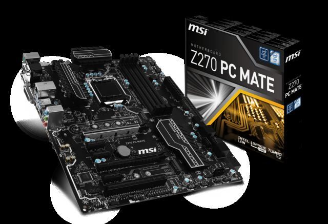 MSI Intel Z270 1151 DDR4 3800MHz HDMI,DVI,VGA Anakart Z270-PC-MATE