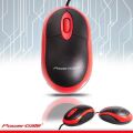 POWERGATE Kablolu USB Kırmızı,Siyah Mouse PG-E190-K