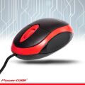 POWERGATE Kablolu USB Kırmızı,Siyah Mouse PG-E190-K