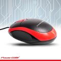 POWERGATE Kablolu USB Kırmızı,Siyah Mouse PG-E190-K