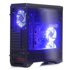 DARK 600W Powerlı Pencereli 12cm Fan LED ATX Kasa