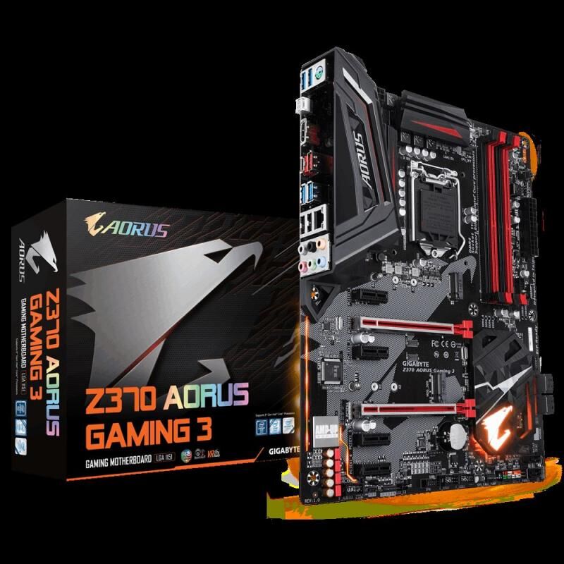 GIGABYTE Z370-AOR-GAM-3 Intel Z370 1151 DDR4 4000MHz HDMI Gaming Anakart