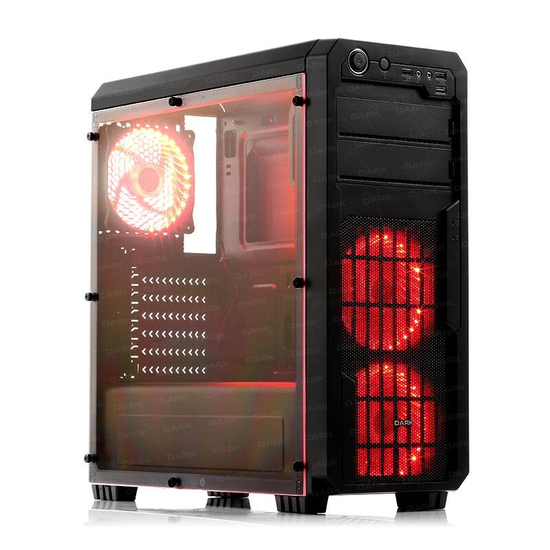 DARK DKCHSENTINEL750 750W 80+ Bronze Powerlı Pencereli Siyah Gaming Kasa