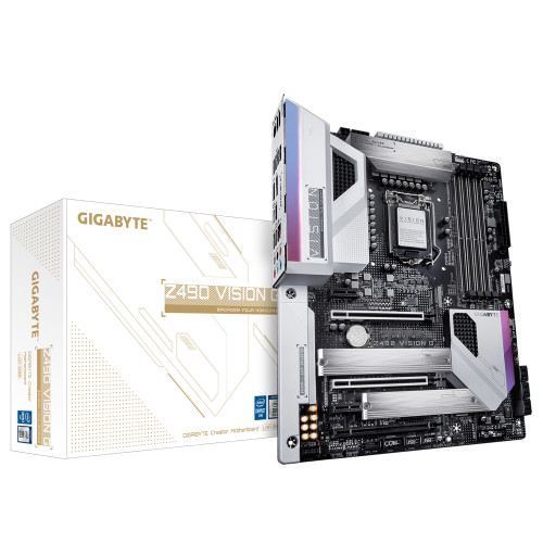 GIGABYTE Z490-VISION-D Intel Z390 Soket LGA1151 DDR4 4266 MHz HDMI Anakart