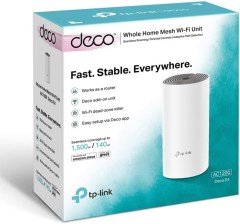 Tp-Link DECO-E4-1P 1200Mbps Mesh Tekli Router