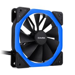 DARK DKCCFB125B 12 CM SOLID ALTIGEN TASARIMLI MAVİ LEDLİ KASA FANI