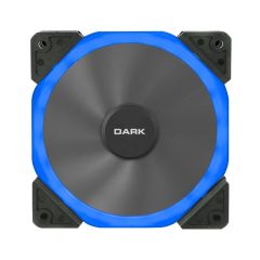 DARK DKCCFB125B 12 CM SOLID ALTIGEN TASARIMLI MAVİ LEDLİ KASA FANI