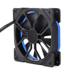 DARK DKCCFB125B 12 CM SOLID ALTIGEN TASARIMLI MAVİ LEDLİ KASA FANI