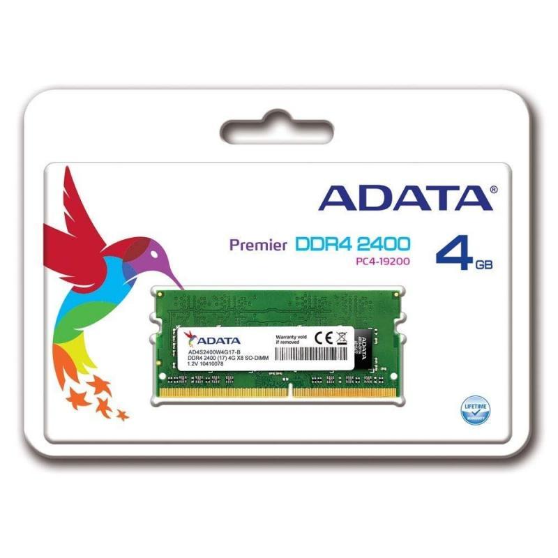 ADATA 4GB SODIMM DDR4 2400MHZ AD4S2400W4G17-S
