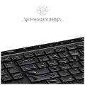 Rapoo 8200P Kablosuz Optik Siyah Klavye,Mouse TR