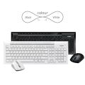 Rapoo 8200P Kablosuz Optik Siyah Klavye,Mouse TR